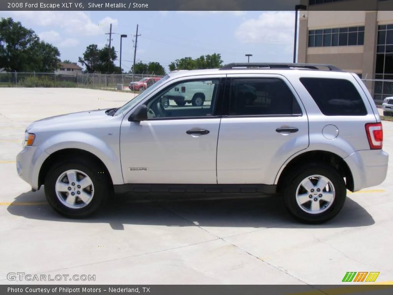 Silver Metallic / Stone 2008 Ford Escape XLT V6