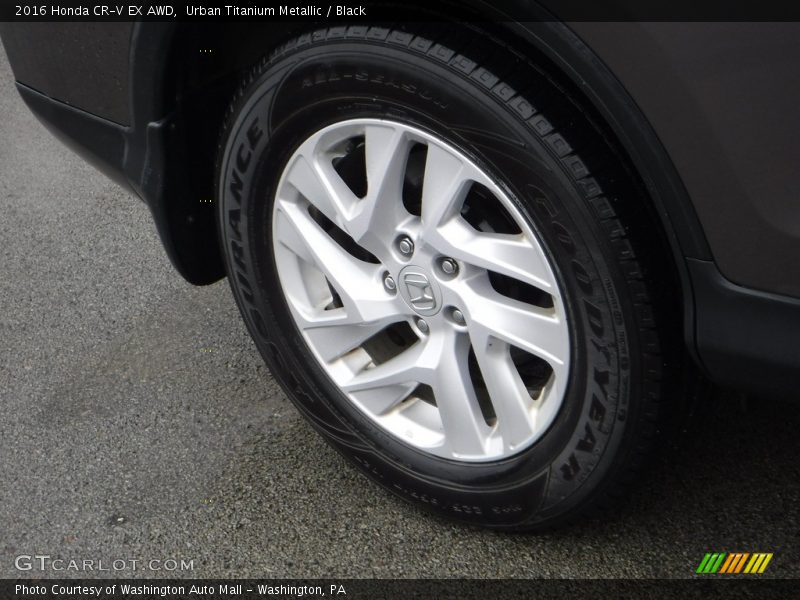 Urban Titanium Metallic / Black 2016 Honda CR-V EX AWD