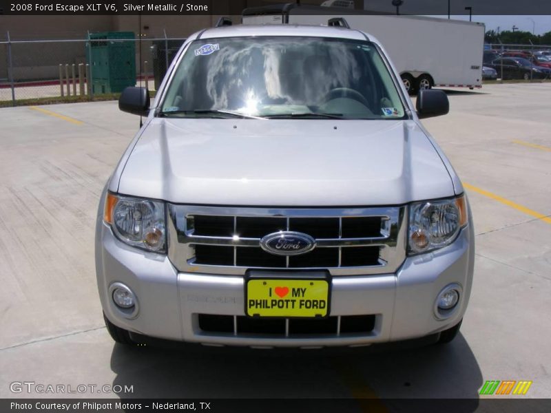 Silver Metallic / Stone 2008 Ford Escape XLT V6
