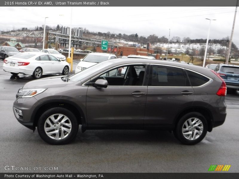 Urban Titanium Metallic / Black 2016 Honda CR-V EX AWD