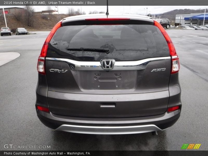 Urban Titanium Metallic / Black 2016 Honda CR-V EX AWD