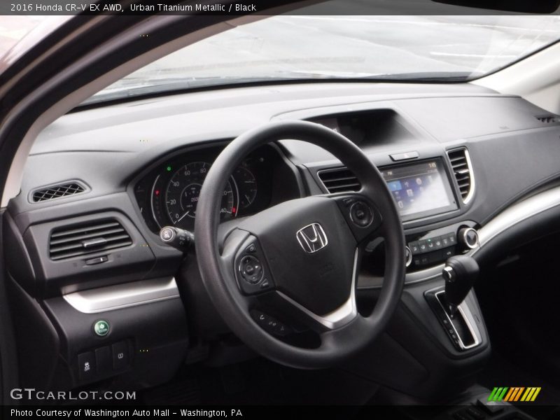 Urban Titanium Metallic / Black 2016 Honda CR-V EX AWD
