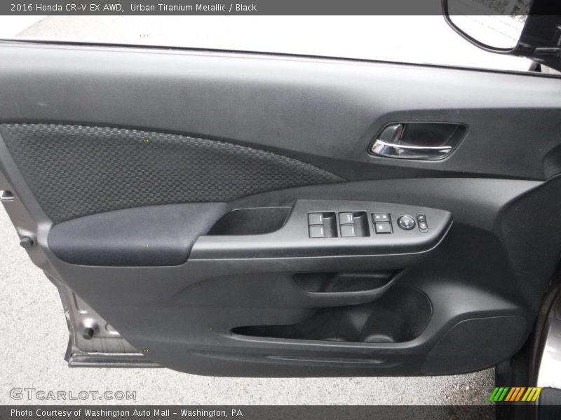 Urban Titanium Metallic / Black 2016 Honda CR-V EX AWD