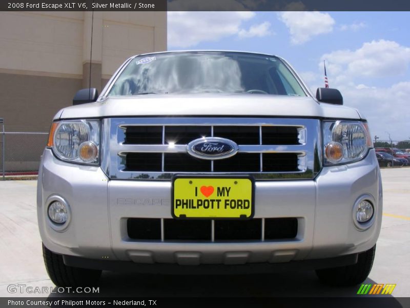 Silver Metallic / Stone 2008 Ford Escape XLT V6