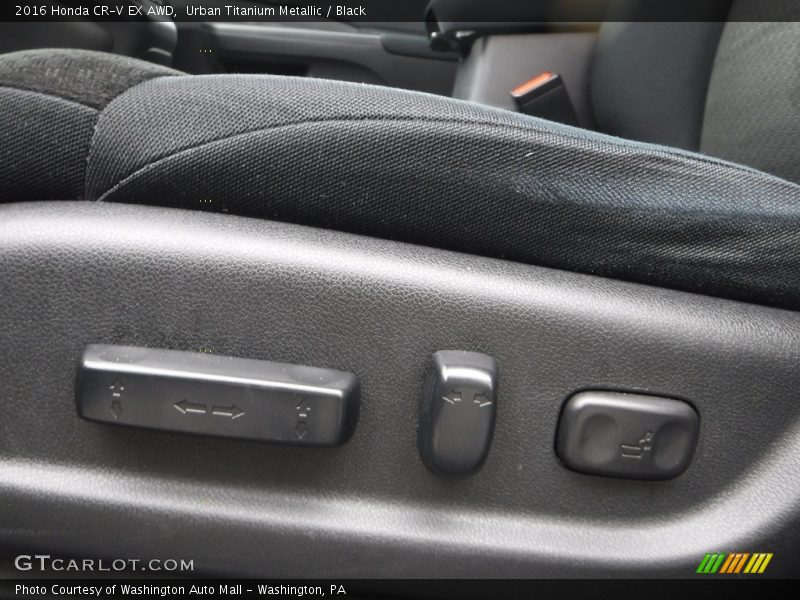 Urban Titanium Metallic / Black 2016 Honda CR-V EX AWD