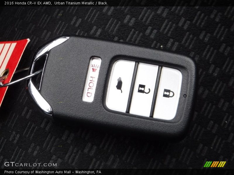 Urban Titanium Metallic / Black 2016 Honda CR-V EX AWD