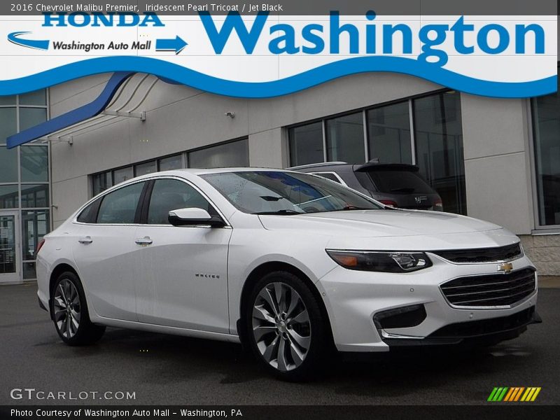 Iridescent Pearl Tricoat / Jet Black 2016 Chevrolet Malibu Premier