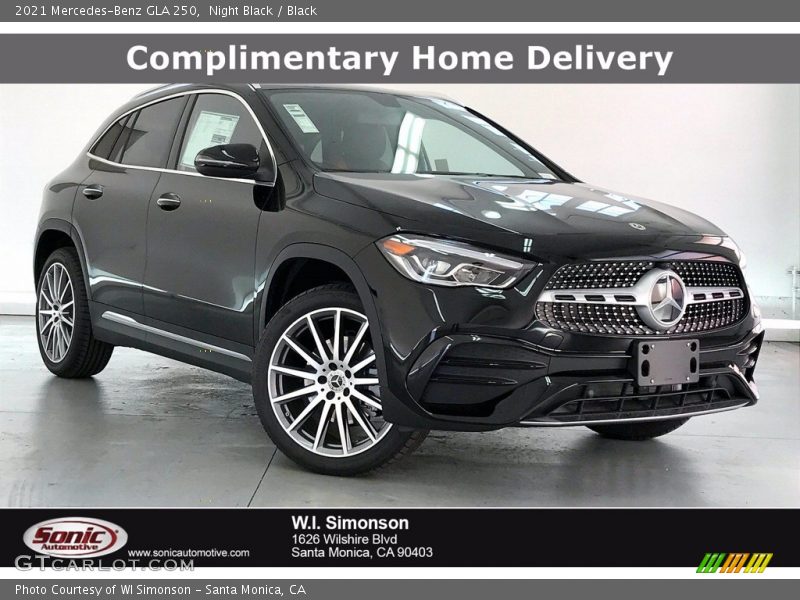 Night Black / Black 2021 Mercedes-Benz GLA 250