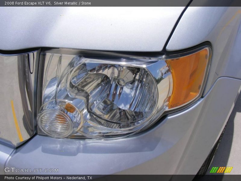 Silver Metallic / Stone 2008 Ford Escape XLT V6