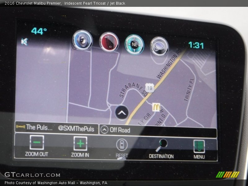 Iridescent Pearl Tricoat / Jet Black 2016 Chevrolet Malibu Premier