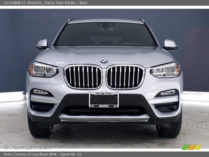 Glacier Silver Metallic / Black 2019 BMW X3 xDrive30i