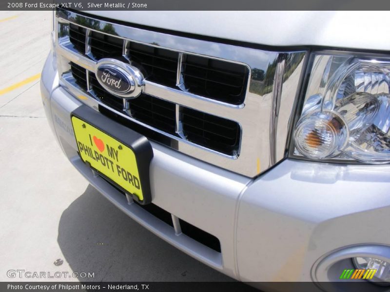 Silver Metallic / Stone 2008 Ford Escape XLT V6