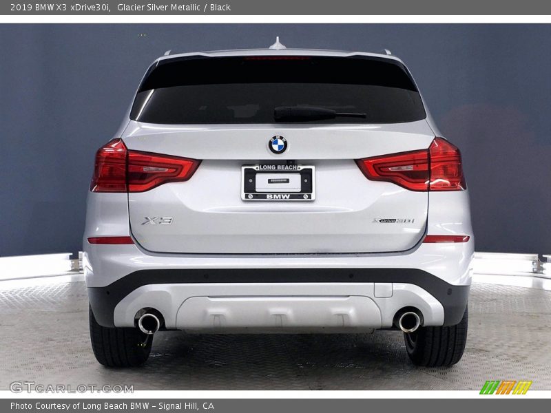 Glacier Silver Metallic / Black 2019 BMW X3 xDrive30i