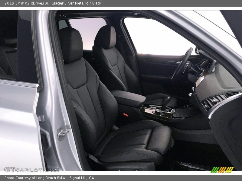 Glacier Silver Metallic / Black 2019 BMW X3 xDrive30i