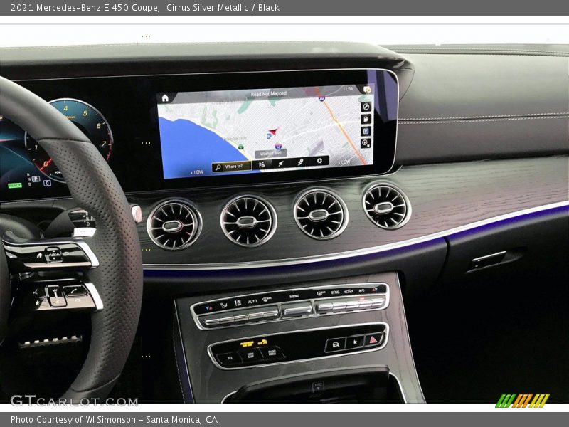 Cirrus Silver Metallic / Black 2021 Mercedes-Benz E 450 Coupe