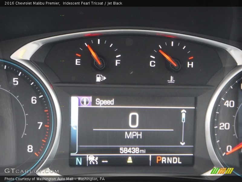 Iridescent Pearl Tricoat / Jet Black 2016 Chevrolet Malibu Premier