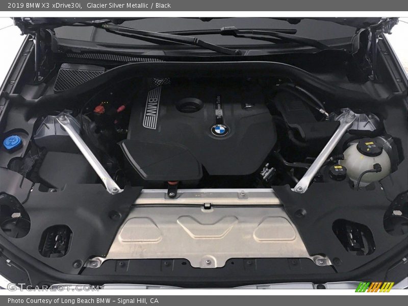 Glacier Silver Metallic / Black 2019 BMW X3 xDrive30i