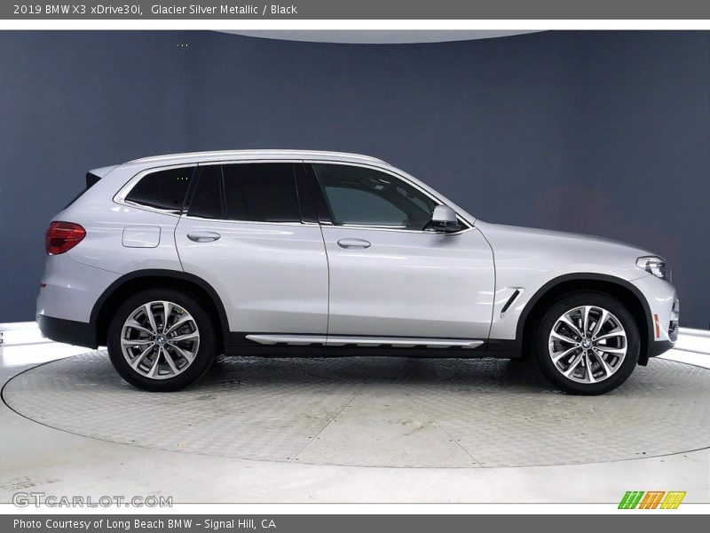 Glacier Silver Metallic / Black 2019 BMW X3 xDrive30i
