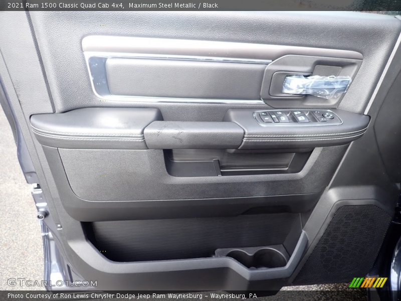 Maximum Steel Metallic / Black 2021 Ram 1500 Classic Quad Cab 4x4