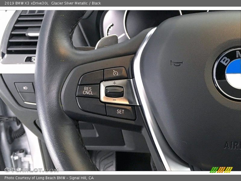 Glacier Silver Metallic / Black 2019 BMW X3 xDrive30i