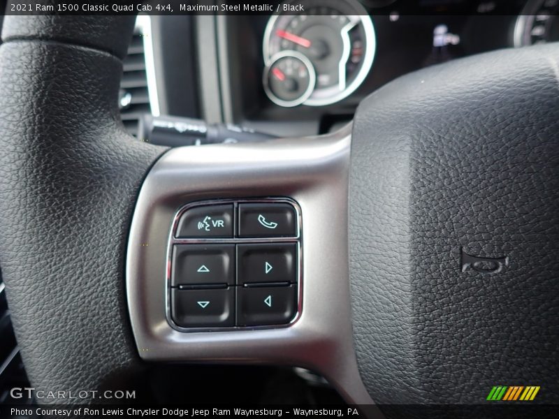 Maximum Steel Metallic / Black 2021 Ram 1500 Classic Quad Cab 4x4