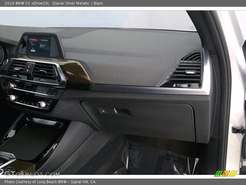 Glacier Silver Metallic / Black 2019 BMW X3 xDrive30i