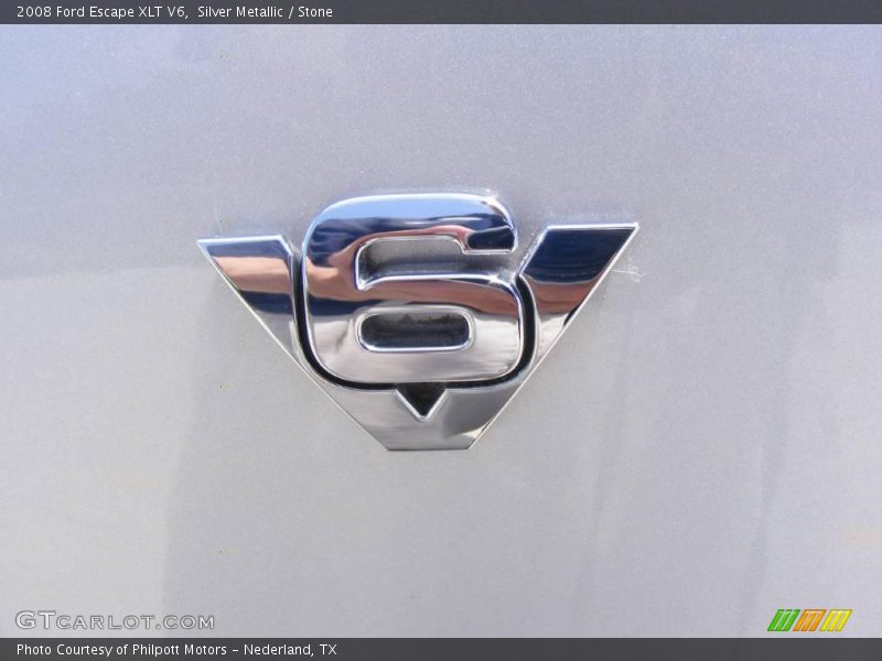 Silver Metallic / Stone 2008 Ford Escape XLT V6