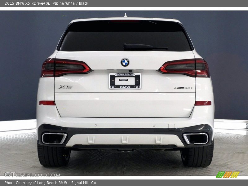 Alpine White / Black 2019 BMW X5 xDrive40i