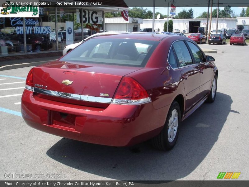 Red Jewel Tintcoat / Gray 2009 Chevrolet Impala LT