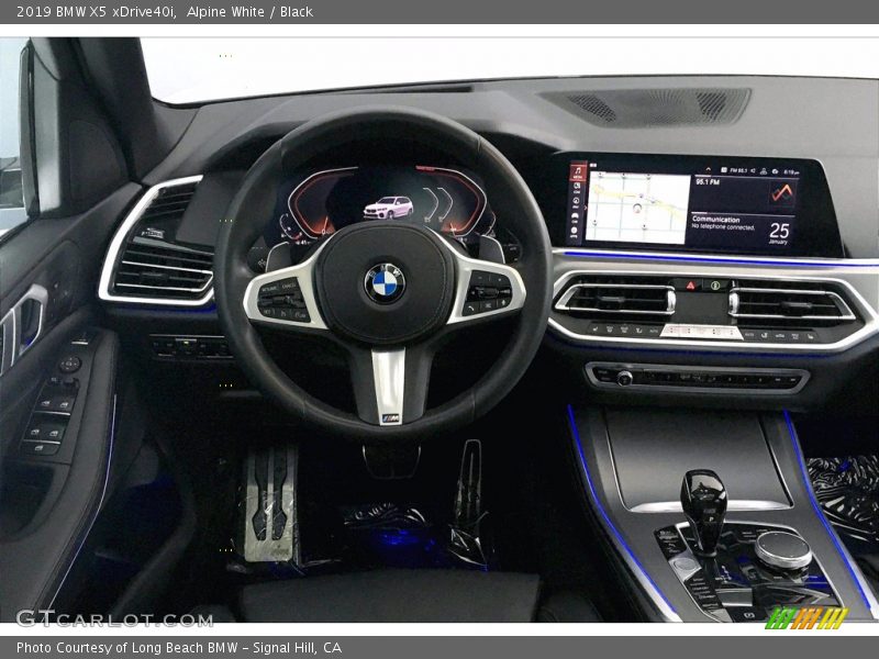 Alpine White / Black 2019 BMW X5 xDrive40i