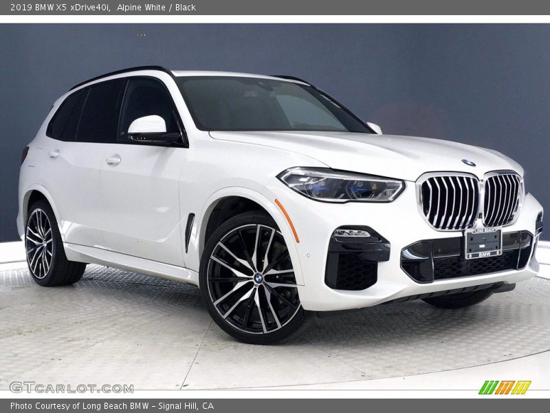Front 3/4 View of 2019 X5 xDrive40i