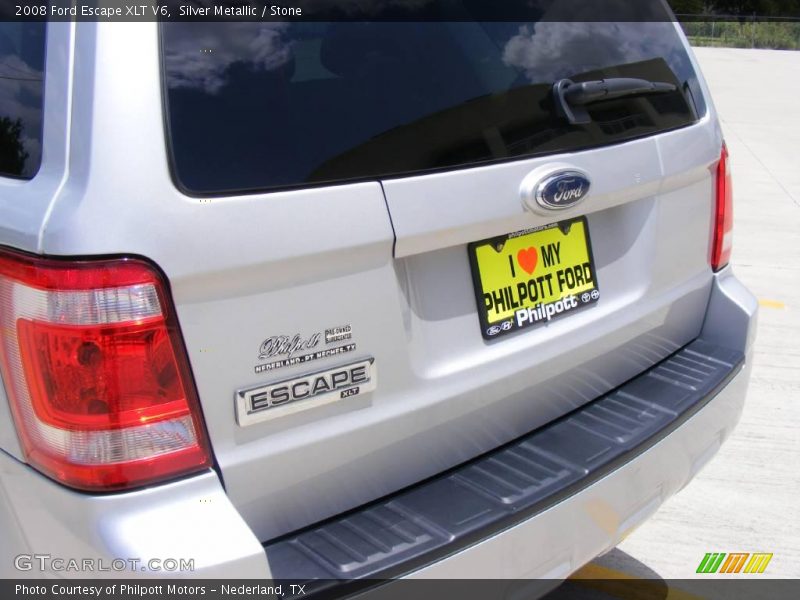 Silver Metallic / Stone 2008 Ford Escape XLT V6