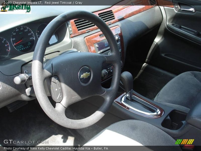 Red Jewel Tintcoat / Gray 2009 Chevrolet Impala LT