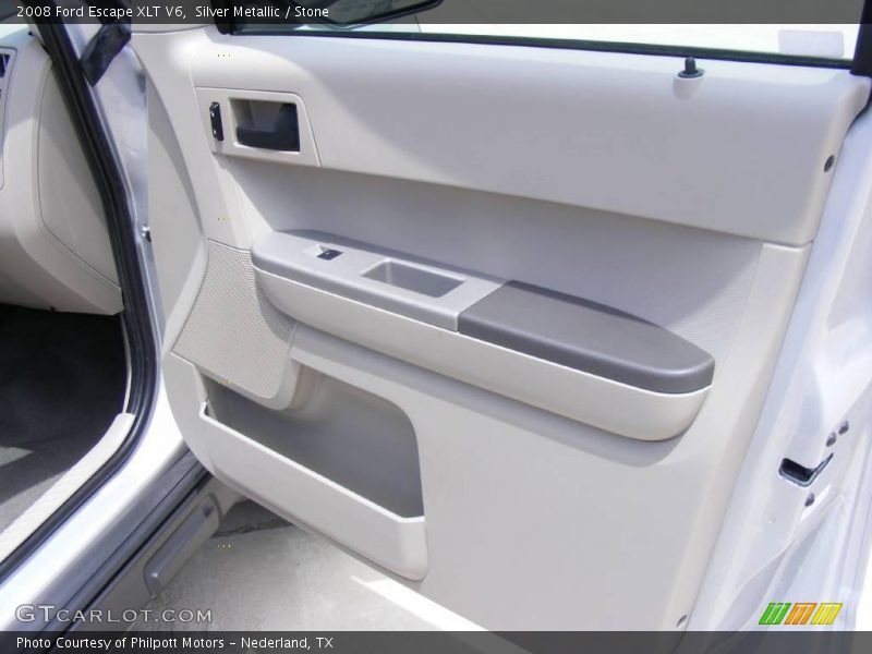 Silver Metallic / Stone 2008 Ford Escape XLT V6
