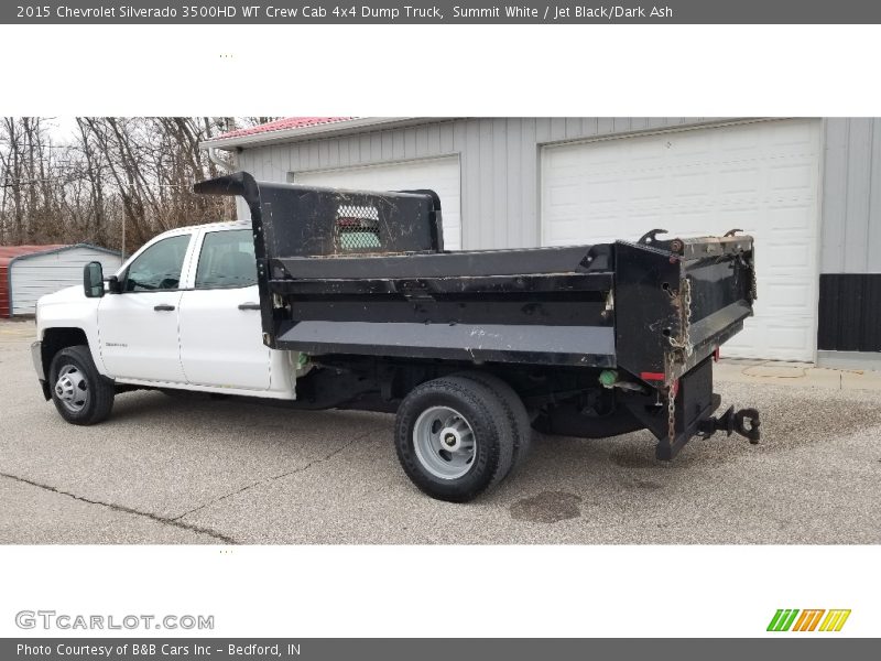 Summit White / Jet Black/Dark Ash 2015 Chevrolet Silverado 3500HD WT Crew Cab 4x4 Dump Truck