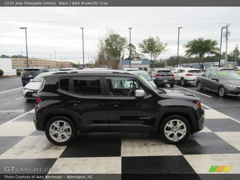 Black / Bark Brown/Ski Grey 2016 Jeep Renegade Limited