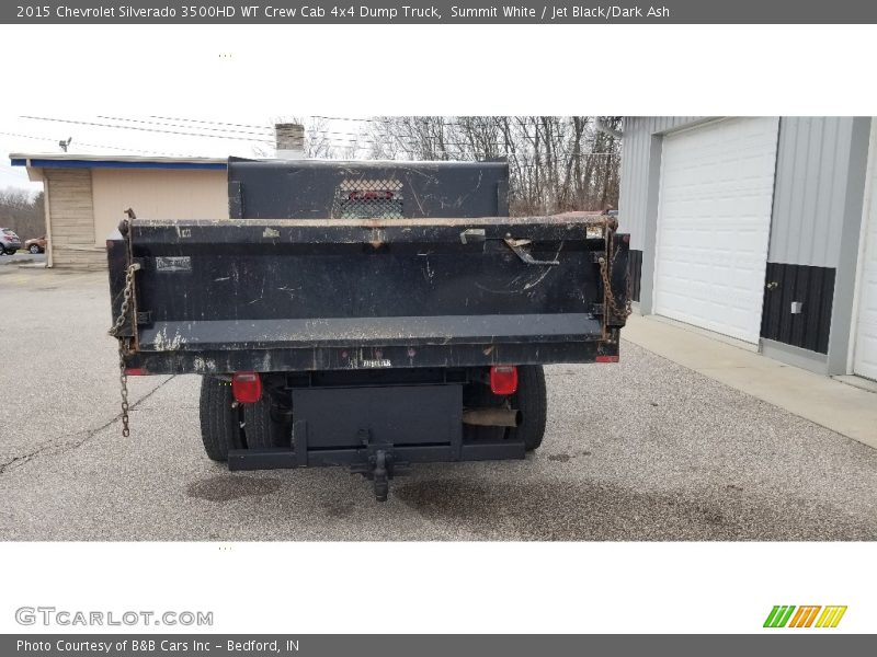 Summit White / Jet Black/Dark Ash 2015 Chevrolet Silverado 3500HD WT Crew Cab 4x4 Dump Truck