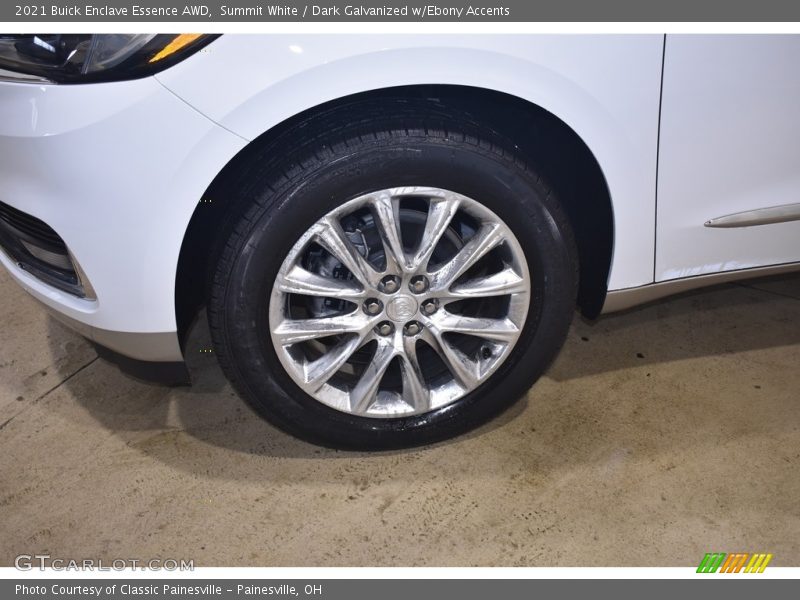 Summit White / Dark Galvanized w/Ebony Accents 2021 Buick Enclave Essence AWD