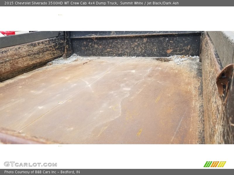 Summit White / Jet Black/Dark Ash 2015 Chevrolet Silverado 3500HD WT Crew Cab 4x4 Dump Truck