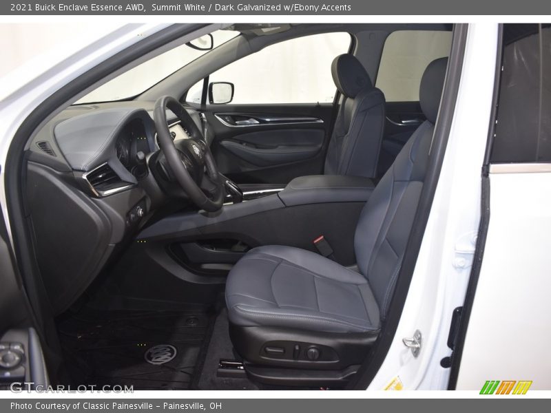 Summit White / Dark Galvanized w/Ebony Accents 2021 Buick Enclave Essence AWD