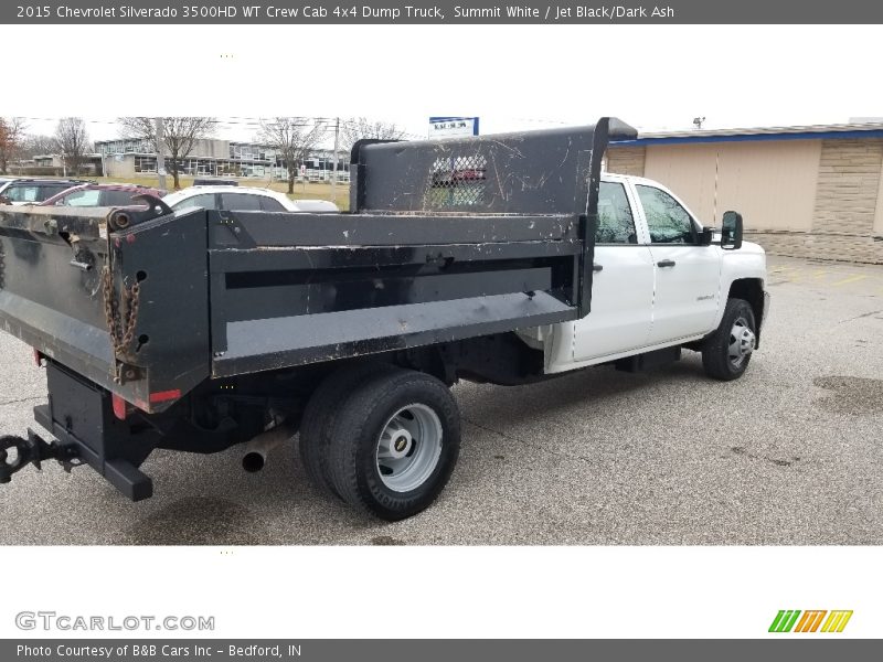 Summit White / Jet Black/Dark Ash 2015 Chevrolet Silverado 3500HD WT Crew Cab 4x4 Dump Truck