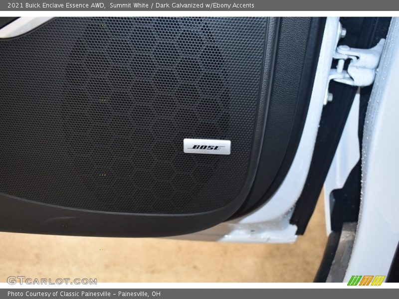 Summit White / Dark Galvanized w/Ebony Accents 2021 Buick Enclave Essence AWD