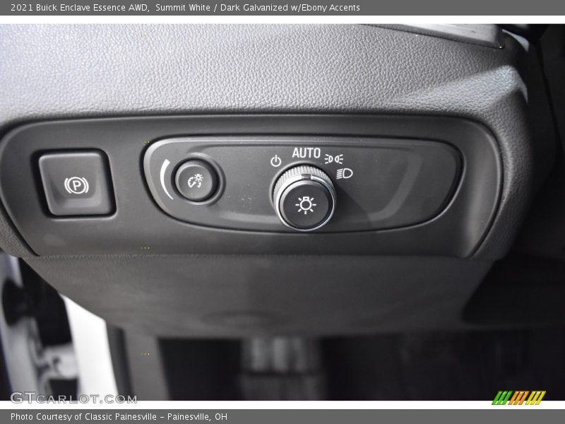 Summit White / Dark Galvanized w/Ebony Accents 2021 Buick Enclave Essence AWD