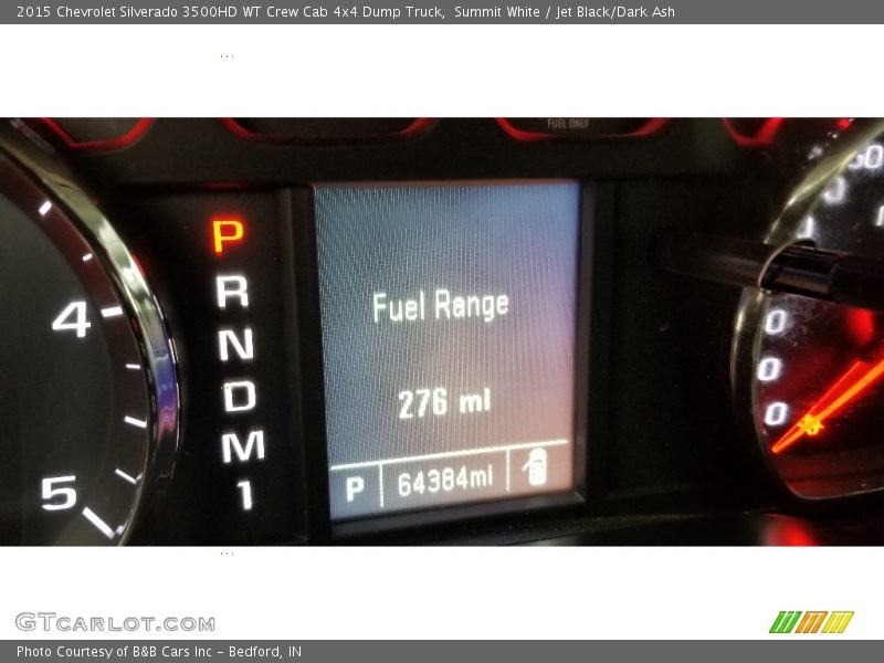 Summit White / Jet Black/Dark Ash 2015 Chevrolet Silverado 3500HD WT Crew Cab 4x4 Dump Truck
