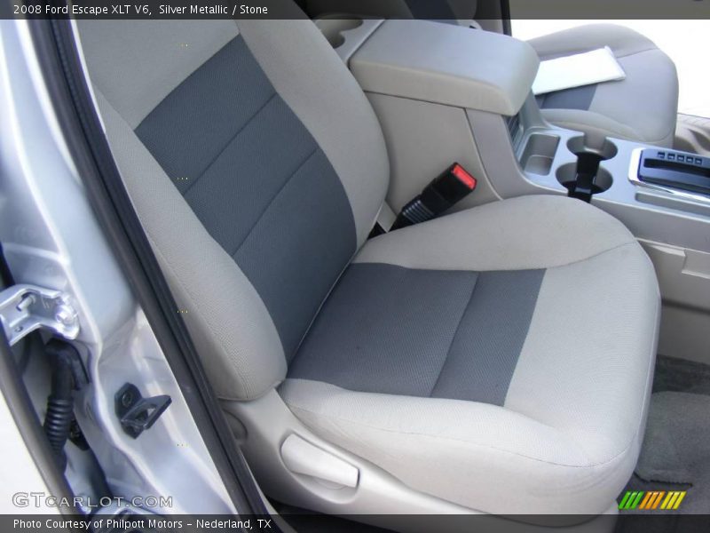 Silver Metallic / Stone 2008 Ford Escape XLT V6