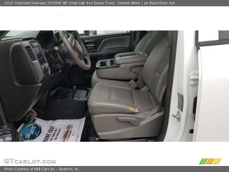 Summit White / Jet Black/Dark Ash 2015 Chevrolet Silverado 3500HD WT Crew Cab 4x4 Dump Truck