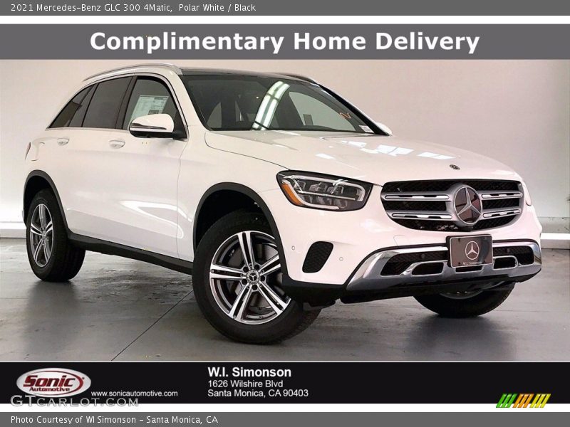 Polar White / Black 2021 Mercedes-Benz GLC 300 4Matic