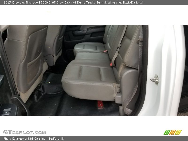 Summit White / Jet Black/Dark Ash 2015 Chevrolet Silverado 3500HD WT Crew Cab 4x4 Dump Truck