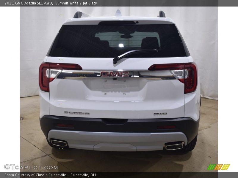 Summit White / Jet Black 2021 GMC Acadia SLE AWD