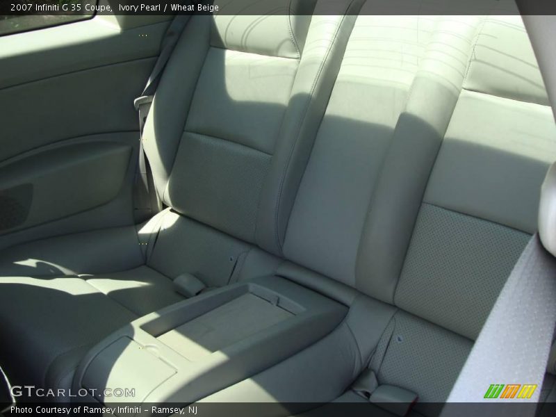 Ivory Pearl / Wheat Beige 2007 Infiniti G 35 Coupe